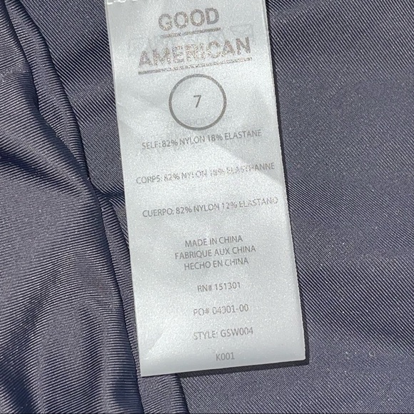 NEW Good American Good Waist Swim Bottom Basic Black 7 4XL - Picture 11 of 14